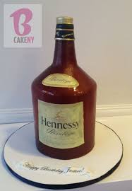 Hennessy Bottle Cake Alledible Customcake Hennessycake Liquor Bottle Cake Hennessy Cake Bottle Cake
