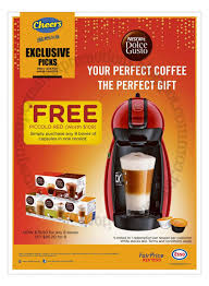 Krups dolce gusto coffee machine piccolos kings. Cheers Nescafe Dolce Gusto Promotion 12 December 2017 01 January 2018 Supermarket Promotions