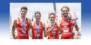 Deutschland stehen bei olympia im triathlon drei startplätze bei den frauen und zwei bei den männern zu. Triathlon Mixed Staffel Schafft Die Olympia Qualifikation Heusser Orthopadie Technik Ag