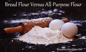 Many People Use All Purpose Flour In Bread Making Instead Of Bread Flour I Started Wondering What The Differen Discover Food Bread Machine Recipes Bread Flour