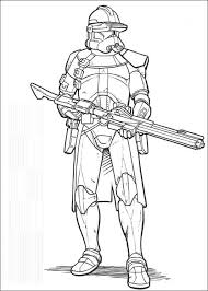 Darth vader, yoda, stormtrooper, r2d2, clone trooper, luke skywalker and chewbacca from the movie. Star Wars Clone Wars Coloring Pages Coloring Home