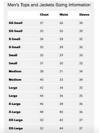Medium Size Chart Mens Ideal Weight Chart Man Craft Size