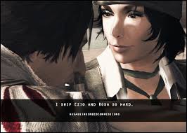 Assassin's Creed Confessions — I ship Ezio and Rosa so hard.