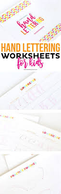 These include printable flashcards, board games, and worksheets for teaching english. Hand Lettering Worksheets For Kids Hand Lettering Worksheet Lettering Hand Lettering
