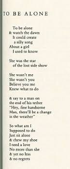 To Be Alone Jim Morrison Jim Morrison Poetry Jim Morrison Quotes