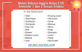 Berikut adalah contoh soal latihan bahasa inggris untuk kelas 6 semester 1 yang bisa digunakan sebagai bahan belajar di rumah untuk persiapan uas. Materi Bahasa Inggris Kelas 3 Sd Semester 1 Dan 2 Sesuai Silabus Operator Sekolah