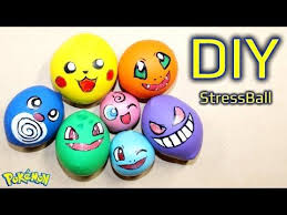 23 Diy Pokemon Stress Ball Youtube Stress Balls Pokemon Diy Diy Stressball