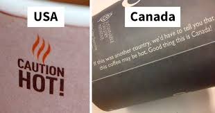 A love of all things connected with coffee has brought both large and small companies into the world of coffee. Canadians Try To Roast Americans Over Caution Hot Signs On Coffee Cups Get Burned With Comebacks Bored Panda