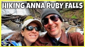 Hiking Anna Ruby Falls at Unicoi State Park in Helen, Georgia