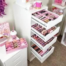 For Her Vanity On Instagram Restock Alert Tomorrow At 10am Pst There Will Be A Restock Of A Makeup Room Decor Ikea Alex Drawers Makeup Drawer Organization