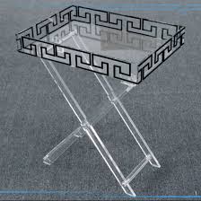 Maybe you would like to learn more about one of these? China Acrylic Folding Tray Table Modern Elegant Kitchen And Bar Serving Table China Acrylic Table And Acrylic Coffee Table Price