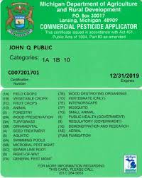 Pest control business types include: Obtaining And Maintaining Your Michigan Pesticide Applicator Certification Part 1 Of 2 Msu Extension