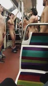 HOT GUYS STRIP NAKED IN PUBLIC TRAIN - ThisVid.com