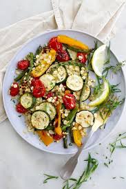 Tarragon Roasted Summer Vegetables Recipe Roasted Summer Vegetables Roasted Veggies Recipe Healthy Vegetable Recipes