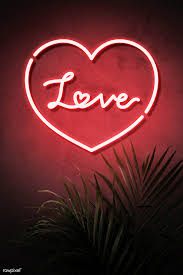 Shout your love from the rooftops with a custom neon sign from our wedding collection. Neon Red Heart Frame With Love On A Wall Premium Image By Rawpixel Com Nam Sinal De Neon Parede Vermelha Tumblr Wallpaper