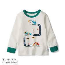 子供服 ベビー服 通園 通学服 男児 はたらくくるま長袖ｔシャツ 子供服 ベビー服 長袖tシャツ