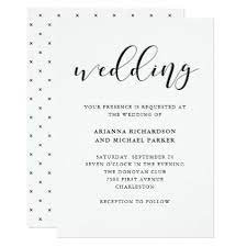 Modern Romantic Black And White Wedding Invitation Zazzle Com Engagement Party Invitations Engagement Party Engagement Party Cards
