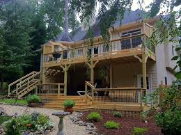 Rd construction ny did the deck for my home. Complete Guide About Multi Level Decks Multi Level Deck Building A Deck Deck Designs Multi Level