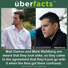Diamond, maxine and hemmings, harriet. Uberfacts Ø¹Ù„Ù‰ ØªÙˆÙŠØªØ± Matt Damon And Mark Wahlberg Http T Co Rexy7zdifx