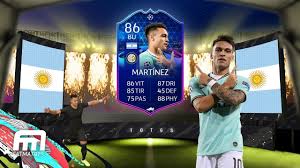 Fifa 20 champions cup 2; Fifa20 Totgs Review Lautaro Martinez 86 Ultimate Team Youtube