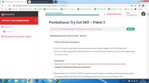 Maybe you would like to learn more about one of these? Ikuti Try Out Skd 2021 Online Dengan Soal Soal Hots Terbaru Bimbel Yec
