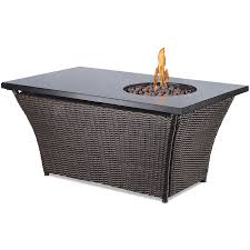 Endless Summer 48 In W 50000 Btu Steel Fire Table Lowes Com Gas Fire Table Fire Table Outdoor Propane Fire Pit