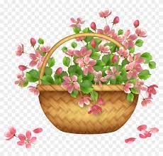 Flower clip art leave a comment. Basket Of Flowers Clipart Flower Basket Clip Art Free Transparent Png Clipart Images Download