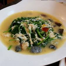 Chinese spinach soup english subtitled 上汤苋菜. Poached Chinese Spinach With Egg Trio Grandma S S Photo In Boon Lay Singapore Openrice Singapore