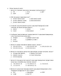 That is the practice i can give you. Contoh Soal Pilihan Ganda Security Contoh Soal Pilihan Ganda Workshop Equipment Dunia Sosial Terdiri Dari 15 Soal Pilihan Ganda Yang Bisa Dipelajari Cara Pengerjaannya Alyzanderenard