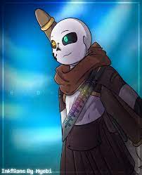 My hand slipped and ended up drawing fanart. Ink Sans New Design Fan Art By Drailky On Deviantart