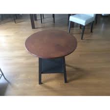 Ethan allen coffee tables, side tables, and console tables are built to last and designed for the way you live. Ethan Allen Round Metal Table W Copper Top Patina Aptdeco