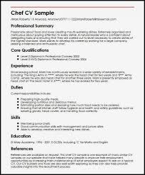 14 Chef Cv Template Picture