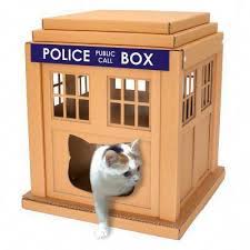 dr who tardis cat house entering into an alternative world cardboard cat house cat bed cat toys