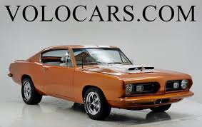 2274 1967 barracuda 'notchback' the 1967 barracuda was the first year for the second generation 'cuda. 1967 Plymouth Barracuda Volo Auto Museum