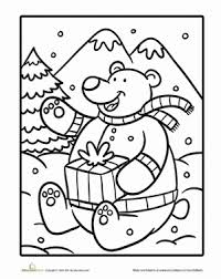 Christmas Bear Coloring Page Nativity Coloring Pages Bear Coloring Pages Christmas Coloring Books