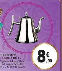 Voir plus d'idées sur le thème meuble plancha, meuble palette, mobilier de salon. Offre Theiere Inox Filtre A The 1 L Chez E Leclerc