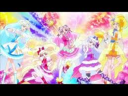 Hugtto Precure Group Transformation Heart Kiratto Pretty Cure Illustration Anime