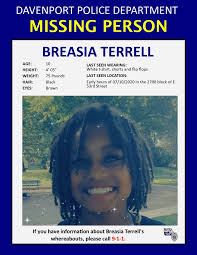 And the national center for missing and … Amber Alert Still Active For Missing Davenport Girl