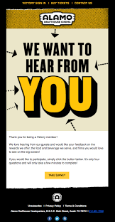 Alamo Survey Email Marketing Plan Business Buy Tickets