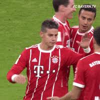 Share the best gifs now >>> High Five James Rodriguez Gif By Fc Bayern Munich Find Share On Giphy