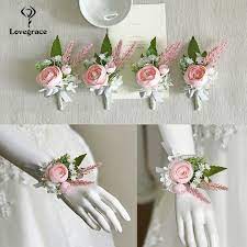 Maybe you would like to learn more about one of these? Wedding Accessories Boutonnieres Corsages Pink Roses Cuff Bracelets Bridesmaid Groomsmen Buttonhole Marriage Silk Wrist Corsages Aliexpress