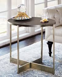 Bernhardt Clarendon Oval End Table Glass End Tables End Tables Metal End Tables