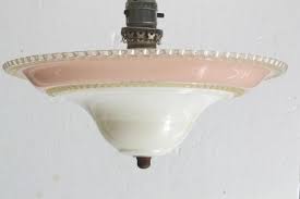 From the manufacturer this is a beautiful antique eggshell white shade with wide border and ribbing construction. Retro Vintage Pink White Plastic Clip On Lamp Shade For Single Bulb Ceiling Light Fixture Diy Light Shade Diy Shades Ceiling Light Shades