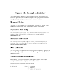 The research design basically is divided into several types for example qualitative research and quantitative research.3. Chapter 3 Methodology Chicken Adobo