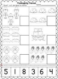 Check out our cut paste worksheets selection for the very best in unique or custom, handmade pieces from our shops. Thanksgiving Themed Numbers Cut And Paste Worksheets 1 20 Tpt