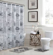 Fleur De Lis 3 Piece Bath Set Hooks Shower Set Bath Rugs Sets Shower Curtain Sets