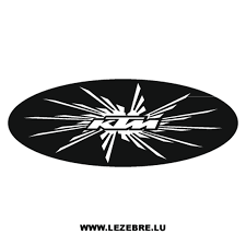 Ktm racing team (480 hits). Ktm Logo Oval Sticker
