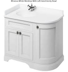 Shop menards where you will always save big money. Burlington Freestanding 1000mm Left Hand Curved Corner Vanity Unit Fc2w Bw98l