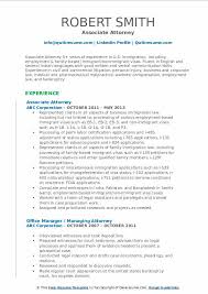 associate attorney resume samples