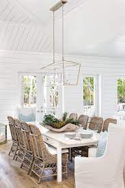 Wicker chairs with wood table. How To Add Character To A Dining Room Mixing Dining Chairs